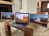 img 1 attached to 🔝 Enhance Your Workstation with FOPO 15 Inch Triple Portable Monitor: 1920X1080P, 60Hz, High Dynamic Range review by Ahmad Trinh