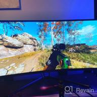 img 1 attached to Nixeus Ultrawide FreeSync Certified NX EDG34S 3440x1440P Curved Screen Monitor with Tilt Adjustment, Flicker-Free Technology, Anti-Glare Coating - NX-EDG34S review by Carl Mendoza