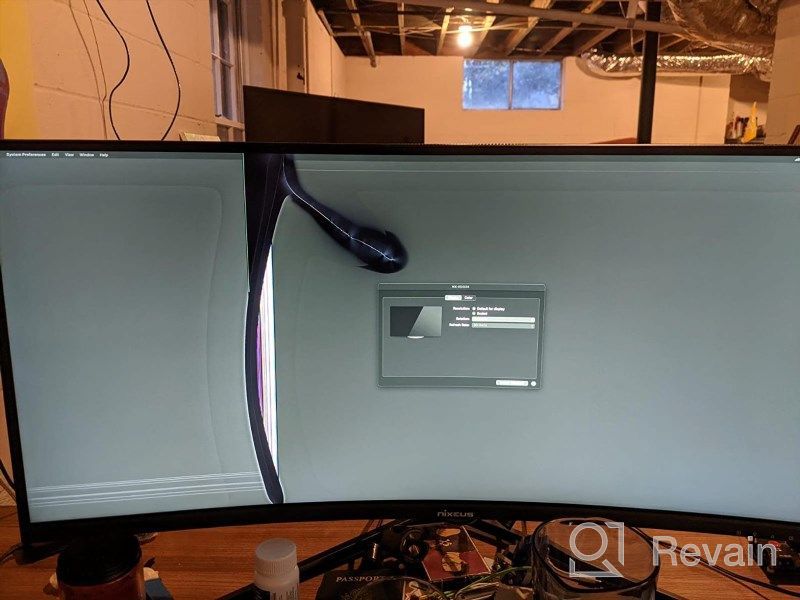 img 1 attached to Nixeus Ultrawide FreeSync Certified NX EDG34S 3440x1440P Curved Screen Monitor with Tilt Adjustment, Flicker-Free Technology, Anti-Glare Coating - NX-EDG34S review by William Worthy