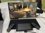 img 1 attached to Cocopar USB C Portable Monitor: Mountable 15.6" FreeSync Display with 1920X1080P Resolution, Blue Light Filter, 60Hz Refresh Rate, Built-In Speakers, Frameless Design - Y156FH7XD review by Greg Drury