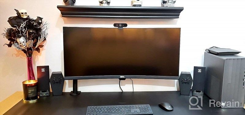 img 1 attached to Enhanced BenQ EX3203R Monitor with FreeSync DisplayHDR - 31.5 Inch, 2560X1440P, Curved Design, HDMI Connectivity review by Kerry Nigrelli