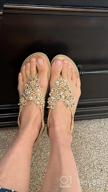 img 1 attached to Sparkle In Style With CARETOO Ladies Bohemia Flat Sandals - Perfect For Summer Beachwalks And Casual Outings! review by Jeff Robeson