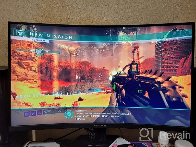 img 1 attached to GIGABYTE G32QC Monitor: 165Hz 1440P Curved Screen with FreeSync, Height & Tilt Adjustment, Blue Light Filter - G32QC A-SA review by Jimmy Tatop