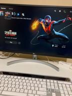 img 1 attached to LG 27UL500-W 4K UHD IPS Monitor 🔝 with Freesync, HDR, Tilt Adjustment, and Wall Mount Compatibility review by David Hamberger