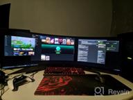 img 1 attached to 🖥️ SAMSUNG 49" LC49G95TSSNXZA Odyssey FreeSync Monitor with 5120x1440p, 240Hz, Curved Ultrawide Screen, LED, HD review by Jose Lewis