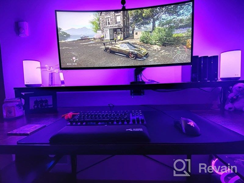 img 1 attached to LG 34GP83A-B Inch Ultragear: Curved, High Dynamic Range, 🖥️ G-SYNC Compatible - Ultimate Performance at 3440X1440P with Height Adjustment review by Kyle Cole