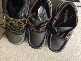 img 8 attached to 👦 Кроссовки и мокасины для мальчиков CoXist из замши, коричневого цвета: стильная и комфортная обувь для малышей