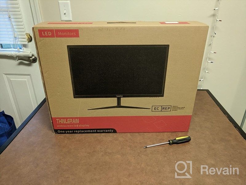 img 1 attached to 🖥️ Thinlerain 24 Inch Monitor: Fast Refresh Rate, Full HD Display, 144Hz, Wall-Mountable (Model HD240-144) review by Bryan Thomas