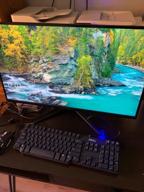 img 1 attached to Idea Display G27Q 2560X1440 170Hz Gaming Monitor with 🖥️ Dual Displayport, Built-In Speakers, Frameless Design, Wall Mountable, Flicker-Free Technology review by Michael Massey