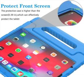 img 2 attached to BMOUO 2022 IPad Air 5Th Gen 10.9" Kids Case | Shockproof Convertible Handle Stand For 4Th & 5Th Gen IPads
