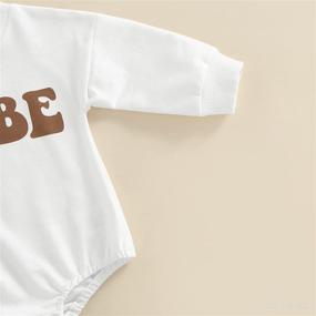 img 2 attached to Crewneck Sweatshirt Bodysuit Pullover Oversized Apparel & Accessories Baby Boys