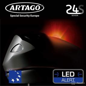 img 1 attached to 🔒 Improved Artago Secure 24S.6M Motorcycle Alarm Disc Lock - 120 dB Sound Alarm