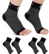 cambivo 2 pairs plantar fasciitis compression socks for women and men, ankle brace support with foot compression sleeves for heel pain relief & plantar fasciitis treatment logo