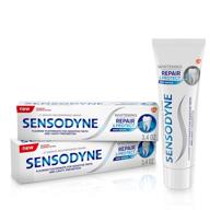 🦷 sensodyne sensitivity toothpaste with whitening for optimal oral care logo