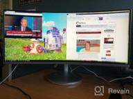 img 1 attached to 💻 Samsung CJ791 Thunderbolt Curved Monitor 34" 3440x1440p 100Hz with Wide Screen and USB Hub, LC34J791WTNXZA review by Joe Pinheiro