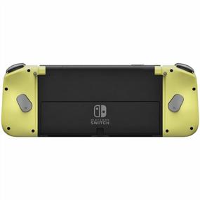 img 2 attached to HORI Nintendo Switch Split Pad Compact - Light Gray & Yellow - Ergonomic Controller for Handheld Mode - Officially Licensed by Nintendo - Best for Enhanced Gaming Experience