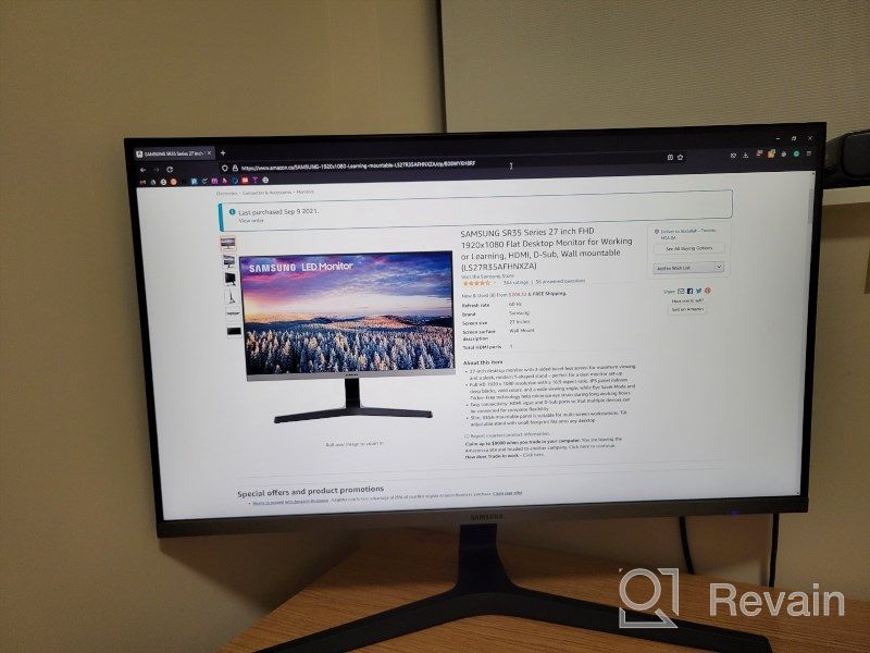 img 1 attached to SAMSUNG LS27R35AFHNXZA 1080P Desktop Learning Monitor, Mountable, 60Hz, Flicker-Free review by Jose Moore