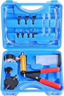 🔧 n / a ystool brake and clutch fluid hand pump vacuum bleeder tool kit | brake oil change power steering fluid bleeding set with hand pump jar adapters | ideal for auto car truck motorcycle use logo