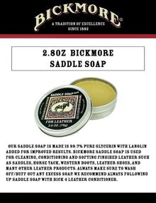 img 2 attached to 🧼 Bickmore Saddle Soap Plus - 2.8oz - Leather Cleaner &amp; Conditioner with Lanolin - Restorer, Moisturizer, and Protector" --> "Bickmore Saddle Soap Plus - 2.8oz - Leather Cleaner &amp; Conditioner with Lanolin - Restorer, Moisturizer, Protector - Enhanced SEO