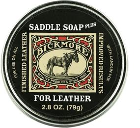 img 1 attached to 🧼 Bickmore Saddle Soap Plus - 2.8oz - Leather Cleaner &amp; Conditioner with Lanolin - Restorer, Moisturizer, and Protector" --> "Bickmore Saddle Soap Plus - 2.8oz - Leather Cleaner &amp; Conditioner with Lanolin - Restorer, Moisturizer, Protector - Enhanced SEO