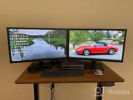 img 1 attached to Enhance your viewing experience with HP V28 4K Monitor - DisplayPort, Tilt Adjustment, Ultrawide Screen, Blue Light Filter, 8WH57AA#ABA review by Robert Tyus