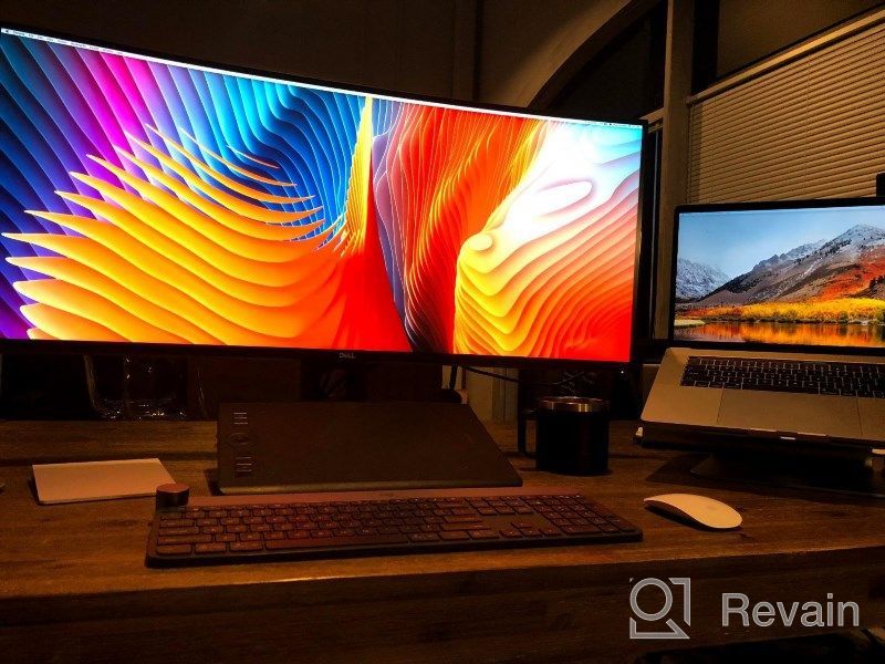img 1 attached to 💻 Dell U3818DW QHD Ultrawide Gaming Monitor with LED Lit Screen, 3840X1600P Resolution review by Jason Wolf