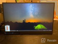 img 1 attached to Cocopar Upgraded Portable Monitor FreeSync Kickstand 15.6", 1920X1080P, 60Hz, Anti-Glare Coating, Flicker-Free, Frameless, Y156FH7R, HDMI review by Quanta Oberhue