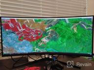 img 1 attached to Nixeus Ultrawide FreeSync Certified NX EDG34S 3440x1440P Curved Screen Monitor with Tilt Adjustment, Flicker-Free Technology, Anti-Glare Coating - NX-EDG34S review by Francisco Woodall