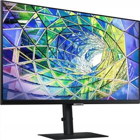 img 3 attached to 🖥️ SAMSUNG LS27A800UNNXZA 3840X2160 Computer Monitor with Adjustable Stand, Flicker-Free, Swivel, Built-In Speakers, Pivot, Tilt, HDMI