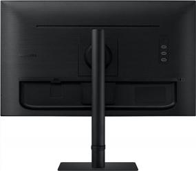 img 1 attached to 🖥️ SAMSUNG LS27A800UNNXZA 3840X2160 Computer Monitor with Adjustable Stand, Flicker-Free, Swivel, Built-In Speakers, Pivot, Tilt, HDMI