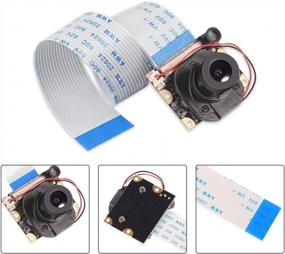 img 2 attached to Dorhea For Raspberry Pi 4 B 3 B+ Camera Module Automatic IR-Cut Switching Day/Night Vision Video Module Adjustable Focus 5MP OV5647 Sensor 1080P HD Webcam For Raspberry Pi 2/3 Model B Model A A+