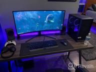 img 1 attached to Monoprice Curved Ultrawide Gaming Monitor 34", 165Hz, Adaptive Sync, ‎142772 review by Corey Snoddy