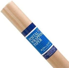 img 1 attached to Premium Brown Kraft Wrapping Paper Roll - 30 x 15 Feet for Elegant Gift Wrapping