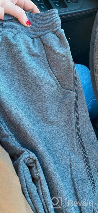 img 1 attached to 👖 Comfy and Stylish Rysly Cotton Sweatpants for Boys - Casual and Tapered Clothing review by Deonte Bates
