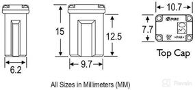 img 1 attached to Automotive MCASE Shaped Cartridge Trucks Replacement Parts ... Lighting & Electrical