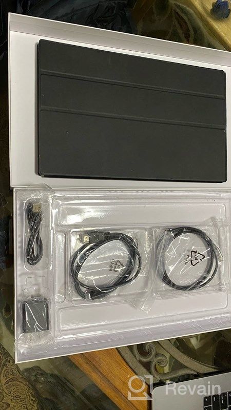 img 1 attached to BOIFUN Portable Monitor Speakers Smartphone Included 15.8", 60Hz, Flicker-Free, Matte Screen, Bezel-Less, Built-In Speakers, HD, HDMI, IPS review by Andrew Clayton
