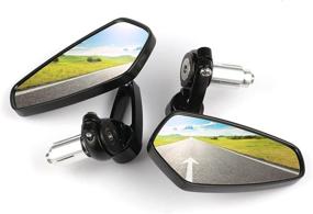 img 4 attached to 🏍️ Enhance Your Motorcycle with SINGARO Motorcycle Mirror – Adjustable 7/8 Rearview Mirror Innovative Design (Aluminum Alloy)