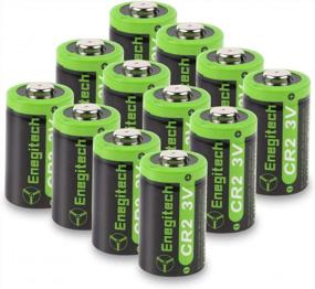 img 1 attached to Power Up With Enegitech CR2 Battery 3V Lithium 800MAh 12 Pack - Ideal For Golf Rangefinders, Baby Monitors, Flashlights & More!