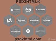 img 1 attached to PSD2HTML® review by Tony Wilson