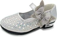 ying lan little glitter leather girls' shoes - sparkling flats for fashionable feet! логотип