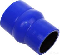 🔵 tmkool 4-ply reinforced high temperature reducer silicone coupler hump hose - 2" to 2.25" id, 4" length (blue) logo