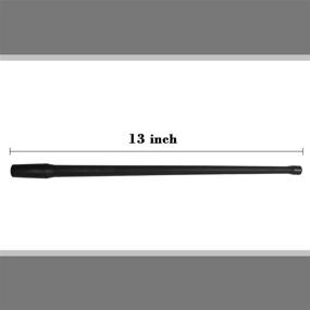 img 1 attached to 🚗 Beneges 13 Inch Dodge Ram 1500 Trunk Antenna - Flexible Rubber Replacement with Enhanced FM/AM Reception from 1994-2019