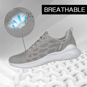 img 2 attached to Akk Women's Athletic Running Footwear Sneakers: Comfortable and Stylish Shoes for Active Women