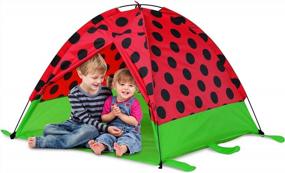 img 1 attached to Порадуйте своих детей выдвижной игровой палаткой Baxter Beetle размером 50 x 50 дюймов от Gigagent — в комплект входит быстрая и простая установка!
