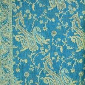 img 1 attached to Jacquard Paisley Pashmina: A Stylish, Double-Sided Wrap That Cures Your Silver Fever And Enhances Your Look!