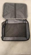 img 2 attached to Bag organizer for storing documents BURRG family travel briefcase case folder for documents with a zipper 37*27*10.5cm, gray review by Micha Bialik (Eagle) ᠌
