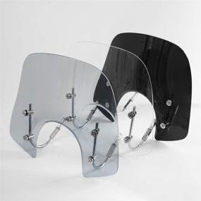 img 4 attached to Sport Bikes Scooter Windscreen Windshield Flyscreen Wind Screen Deflector Protector For Piaggio Vespa LX 150 125 50 LX125 LX150 LX50 GT200 GT 200 GTS250 GTS300 GTS 250 300 125 Super Sport Bj (Smoke)