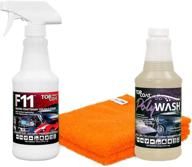 🚗 topcoat f11 prep kit: ultimate car wash, polish, and sealing solution with f11 polish & sealer, polywash, and 2 microfiber towels logo