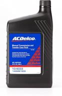 🔧 acdelco gm original equipment 10-4033 75w-90 manual transmission and transfer case fluid - 1 qt: optimal performance for your gm vehicle логотип