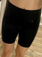 img 1 attached to Stay Comfortable And Stylish With UBFEN'S High Waisted Compression Yoga Shorts With 3 Handy Pockets! review by Michelle Ramanath